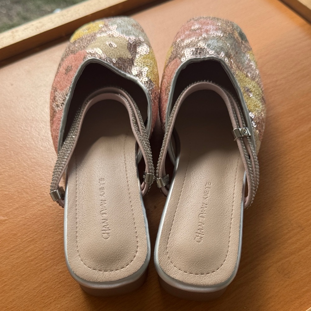 Multicolor Sequin Mules size 7 - Picture 2 of 5